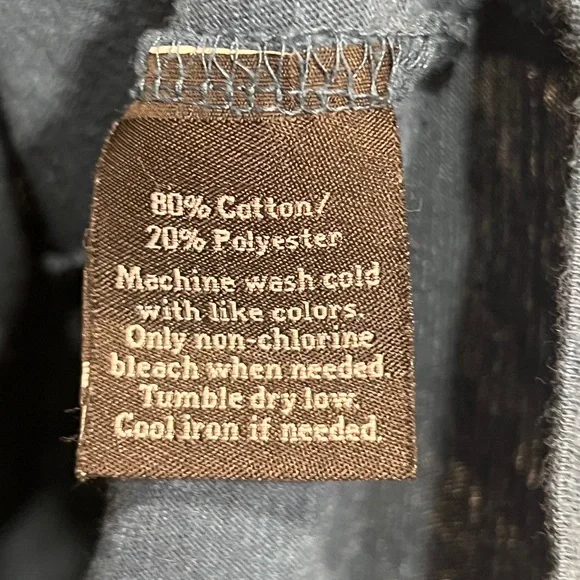 Rock & Republic Blue Space Dye Soft Iconic Polo T Shirt M - Picture 7 of 7